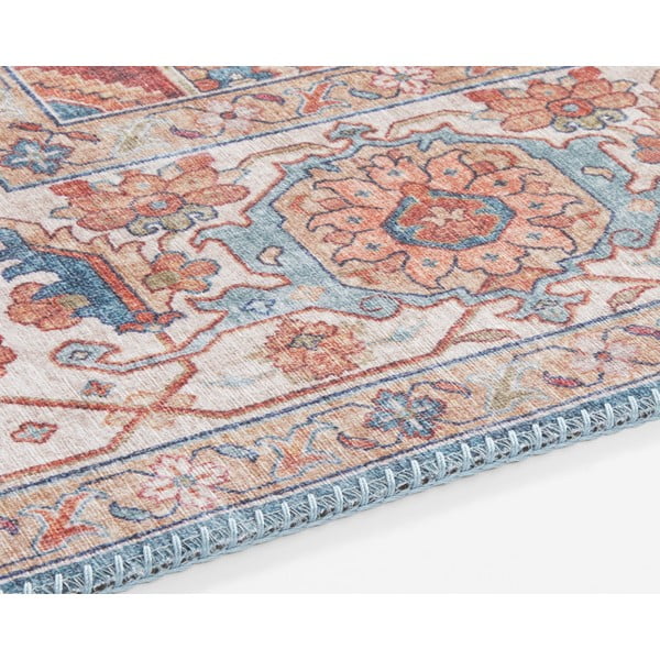 Runner blu e rosso , 80 x 200 cm Sylla - Nouristan-image-3