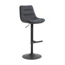 Sgabello da bar grigio con altezza regolabile (altezza seduta 65 cm) Adisa - Actona