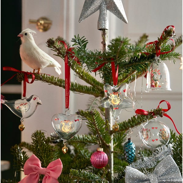 Decorazione per albero di natale in vetro soffiata a mano ø 5,5 cm Ann-Sofi Romme Annual Christmas Bell 2025 – Holmegaard-image-1