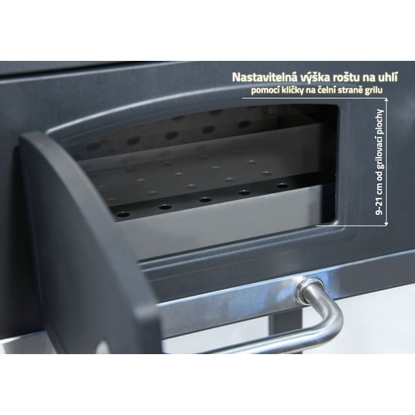 Griglia a carbone Royal con griglia in ghisa Royal Classic - Cattara-image-1