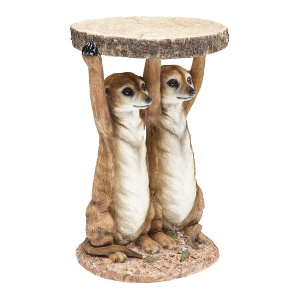 Tavolo pieghevole Sorelle Meerkat Animal Meerkat Sisters - Kare Design