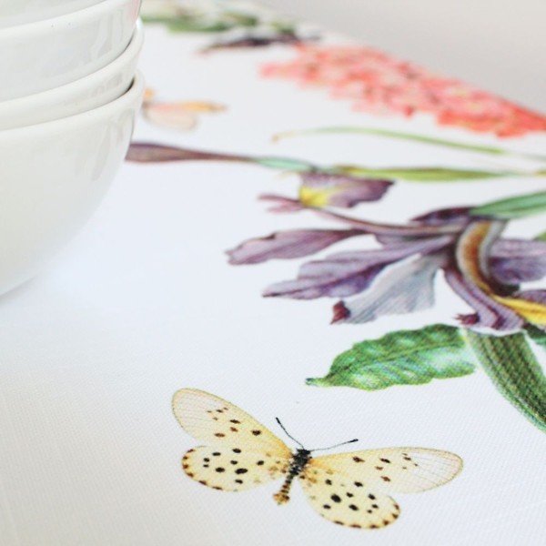 Tovaglia di cotone Basic , 150 x 150 cm Spring Time - Happy Friday-image-1