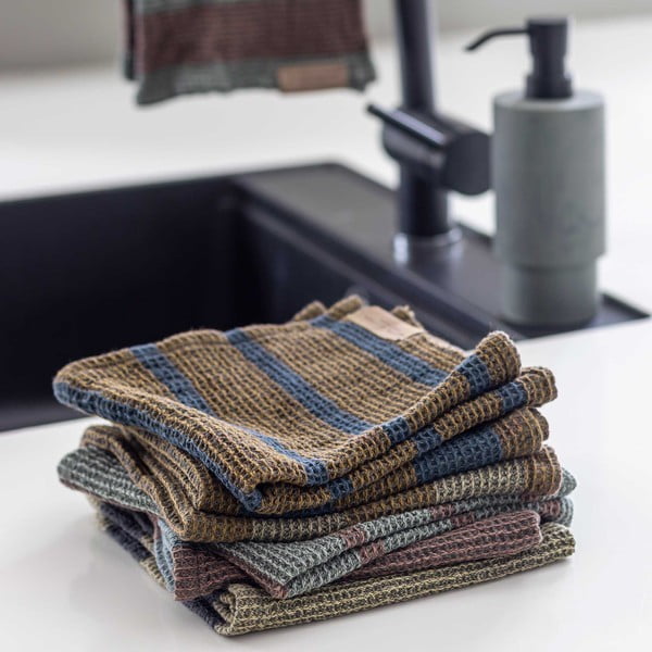 Asciugamano in cotone biologico 50x70 cm Elvira - Mette Ditmer Denmark-image-3