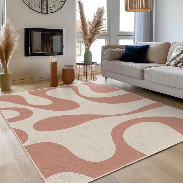 Passatoia rosa lavabile 60x230 cm Strawberry Latte – Mila Home-image-3