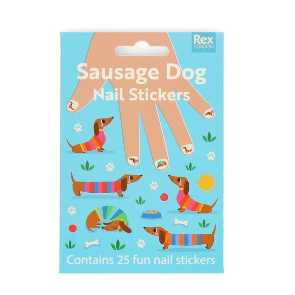 Giocattolo creativo Sunny Sausage Dog – Nail stickers – Rex London-image-2