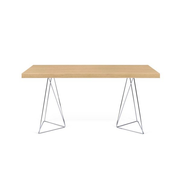 Tavolo marrone chiaro, lunghezza 180 cm Multi - TemaHome
