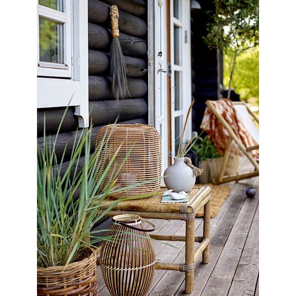 Tavolo da giardino in bambù 55x55 cm Sole - Bloomingville-image-4