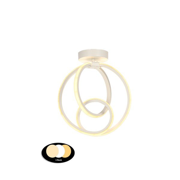 Plafoniera LED bianca in metallo Neo – Squid Lighting-image-2