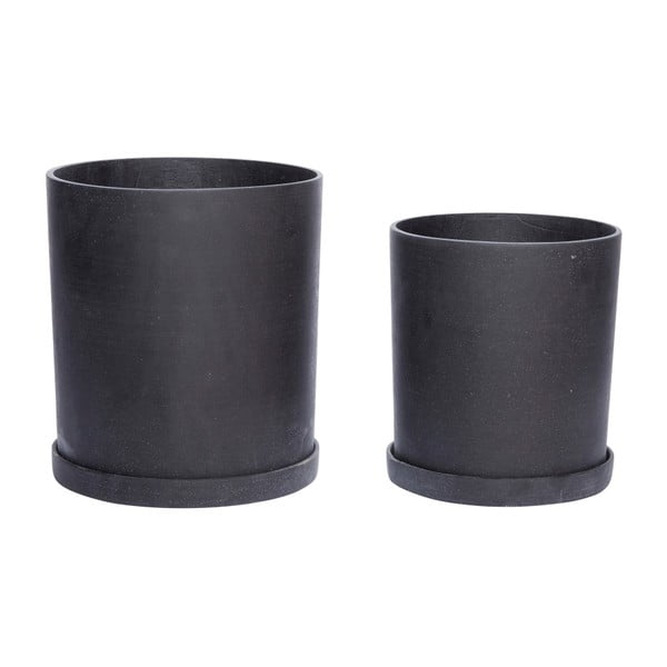 Vasi in pietra in set di 2 pezzi ø 30 cm Podium - Hübsch