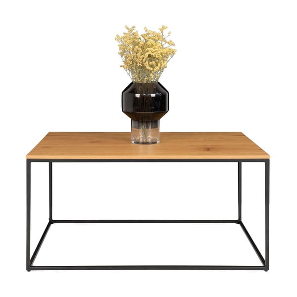 Tavolino con piano in rovere decorato, 90 x 60 cm Vita - House Nordic-image-2