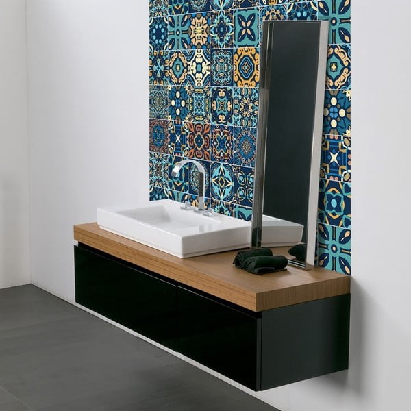 Set di 9 adesivi murali decorativi, 15 x 15 cm Dizier - Ambiance-image-2