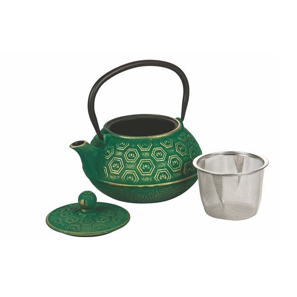 Teiera in ghisa verde Villa d'Este , 800 ml Hosaka - VDE Tivoli 1996-image-1
