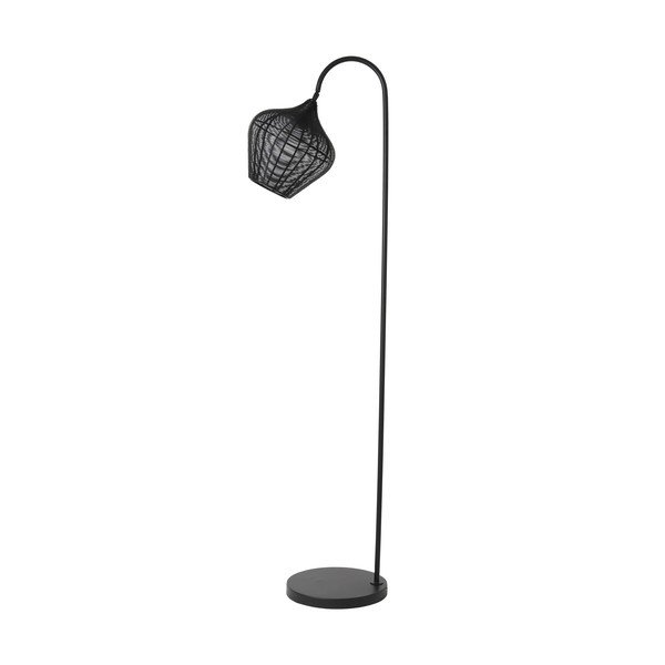 Lampada da terra nera (altezza 160 cm) Alvaro - Light & Living-image-3