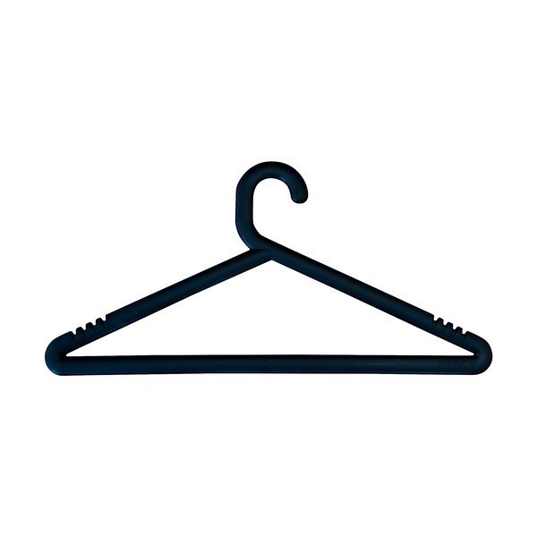 Sada 4 černých ramínek k věšáku Karup Design Hongi Black-image-3