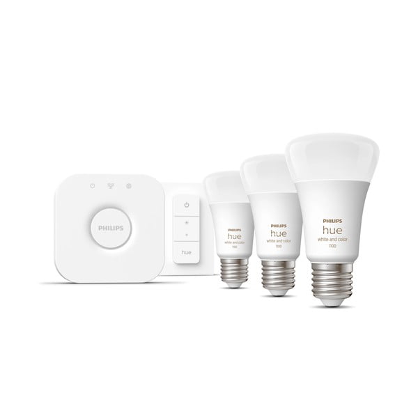 Smart starter pack 5 pz E27, 11 W White and color ambiance - Philips Hue