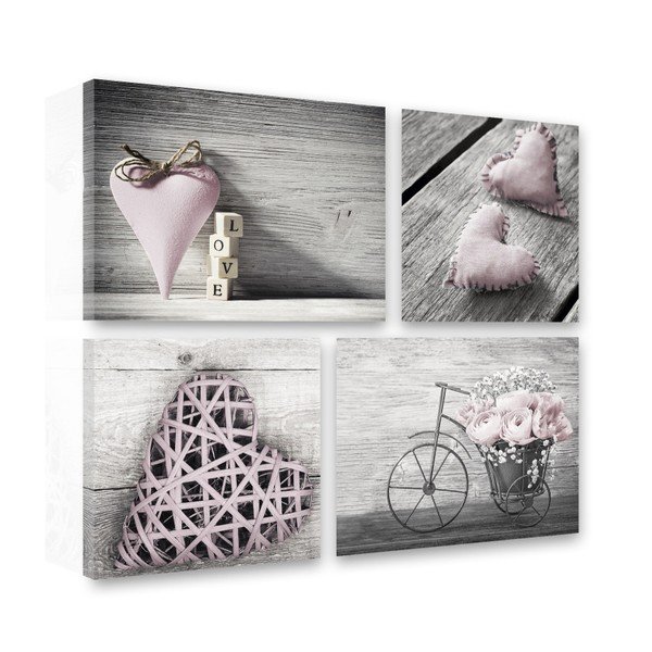 Quadro a più parti , 67 x 74 cm Shabby - Styler