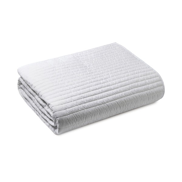 Copriletto trapuntato bianco per letto matrimoniale 220x230 cm - Bianca