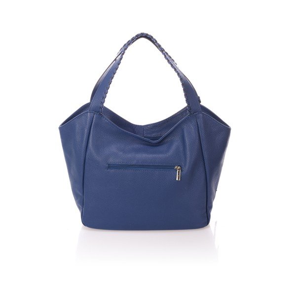 Borsa in pelle blu Lora - Giulia Massari-image-1
