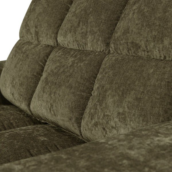 Poltrona grigio scuro con rivestimento in ciniglia Second date – WOOOD-image-3