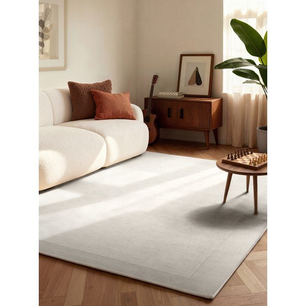 Tappeto color crema in misto lana tessuto a mano 160x230 cm Kari – Villeroy&Boch-image-1