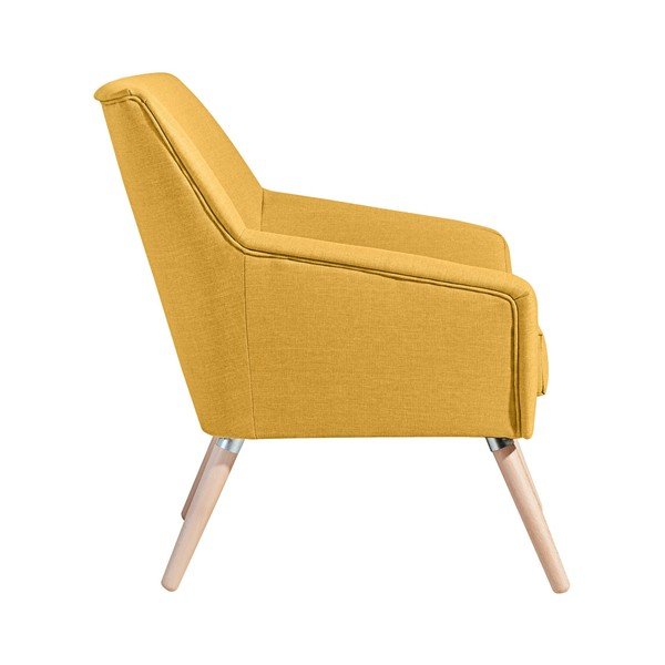 Poltrona gialla Linea Alegro - Max Winzer-image-3