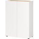 Armadietto bianco con effetto rovere 74x105x33 cm Alviano – Germania