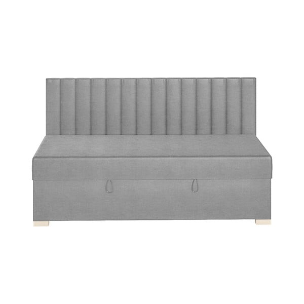 Letto per bambini grigio con contenitore con materasso 90x200 cm Chill - Ghado