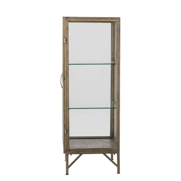 Vetrina dorata in metallo 45x110x40 cm Saone – Bloomingville-image-2