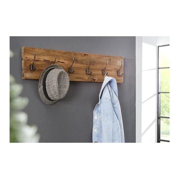 Appendiabiti in teak non trattato Railwood - HSM collection-image-1