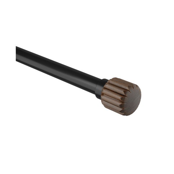 Bastone per tende nero opaco in acciaio regolabile 107 - 305 cm Evie – Umbra