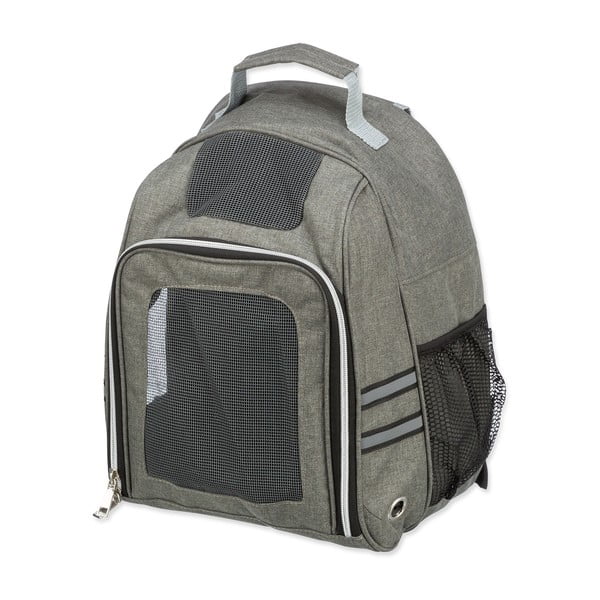 Zaino grigio per animali domestici 26x38 cm Trixie Dan – Plaček Pet Products