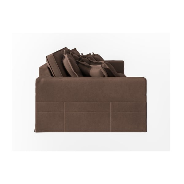 Divano marrone scuro 236 cm Nora – Ropez-image-4