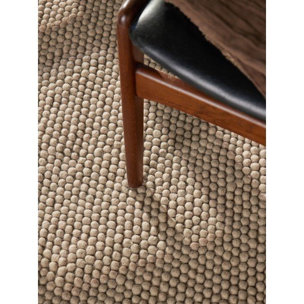 Tappeto rotondo di colore naturale in lana tessuto a mano ø 200 cm Richmond Diana – Ted Baker-image-3
