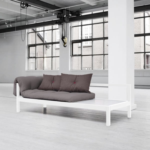 Multifunkční pohovka Karup Soul White/Gris/Light Bordeaux