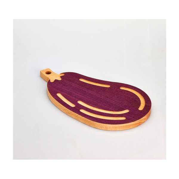 Tagliere in faggio Melanzane, 20 x 36 cm - Bisetti