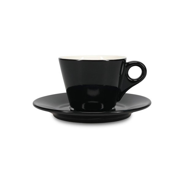 Piattino nero in porcellana ø 15,5 cm Barista – BonBistro-image-4