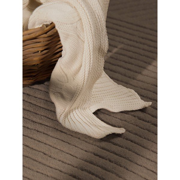Tappeto rotondo marrone in lana ø 200 cm Kensington Victoria – Ted Baker-image-2