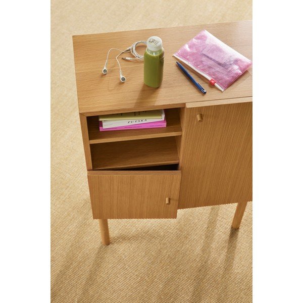Armadietto di colore naturale con effetto rovere 60x90x34 cm Nobby – Hübsch-image-3