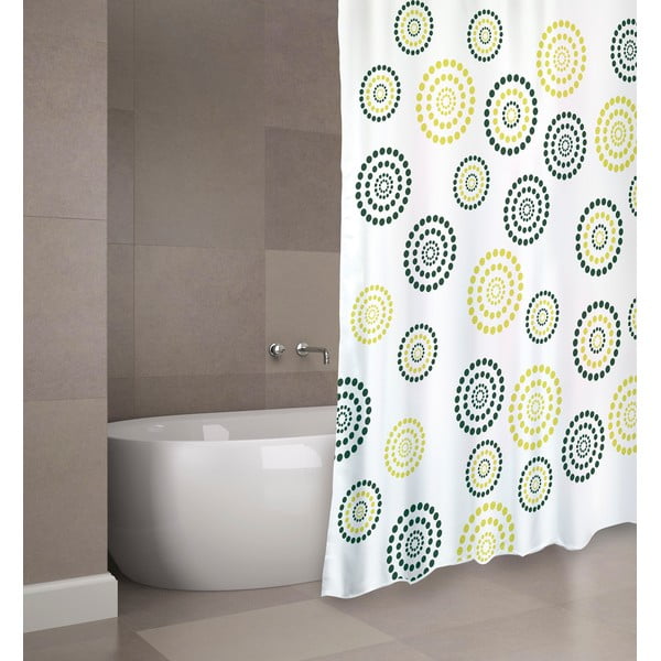 Tenda per doccia 180x200 cm Dots – MSV-image-2