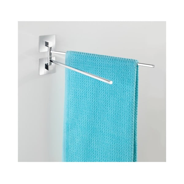 Barra portasciugamani doppia autoportante Quadro - Wenko-image-1