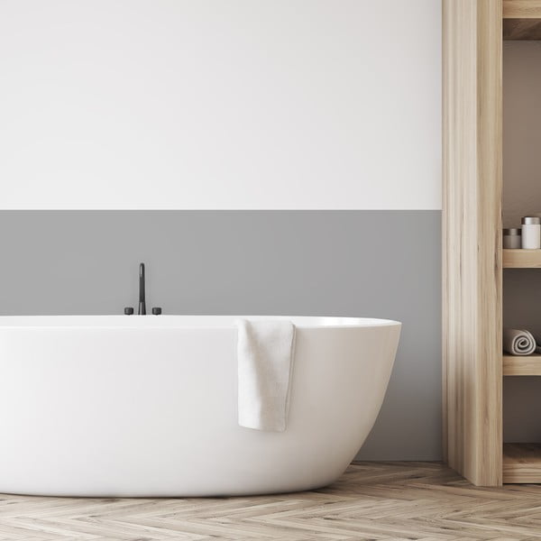 Adesivo murale 200x60 cm Light Grey - Ambiance-image-1