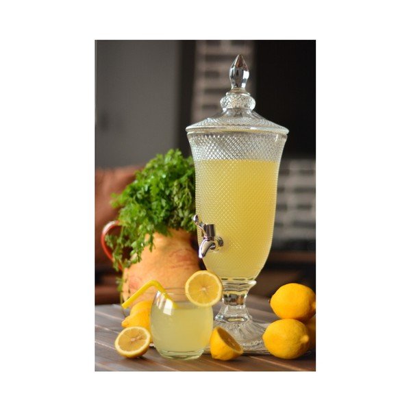 Skleněná nádoba na limonádu Bambum Tasev Didim, objem 1,5 l-image-2