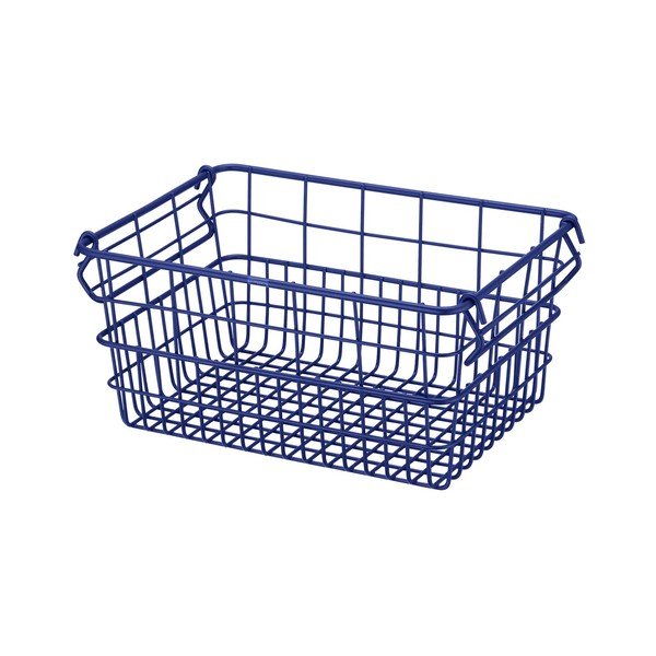 Cesto con filo metallico in metallo 29x21x14 cm Kago S – Blomus-image-2