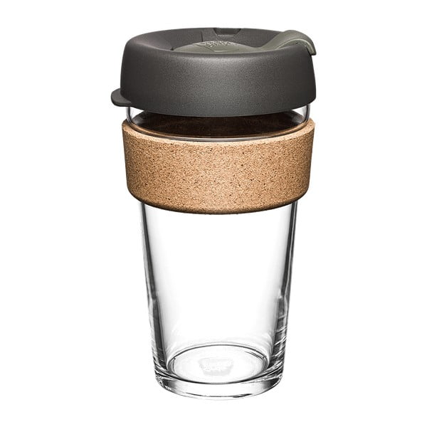 Tazza da viaggio nero-marrone 454 ml Brew Cork Nitro L - KeepCup