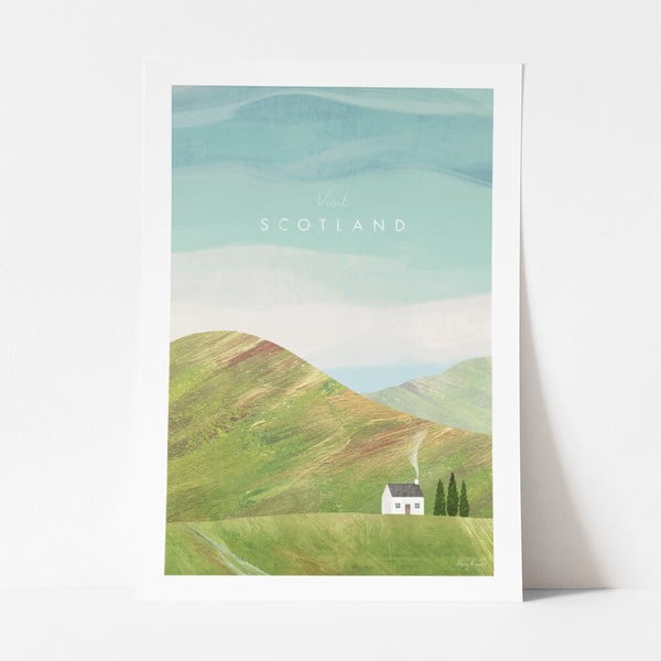 Poster 30x40 cm Scotland – Travelposter