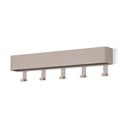 Attaccapanni da parete grigio tortora in metallo con scaffale 52 cm Dax Play – Spinder Design