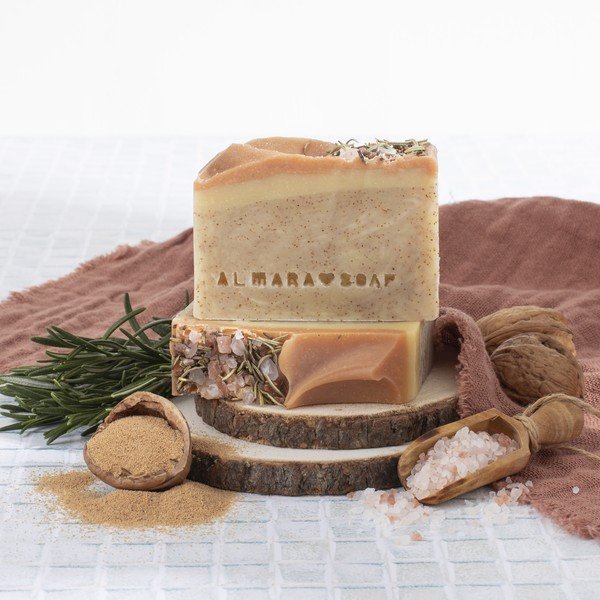 Sapone artigianale Almara Peeling Wallnut - Almara Soap-image-1