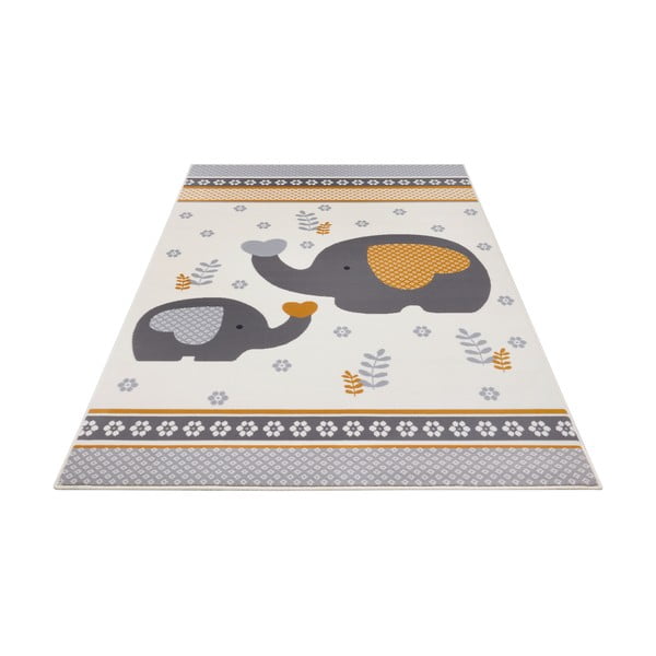 Tappeto grigio per bambini 150x80 cm Happy Elefant - Hanse Home-image-2