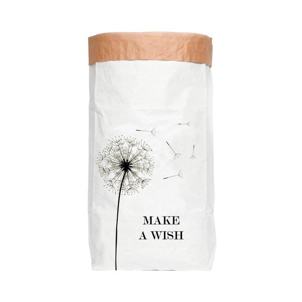 Borsa di stoccaggio in carta riciclata Make a Wish - Surdic