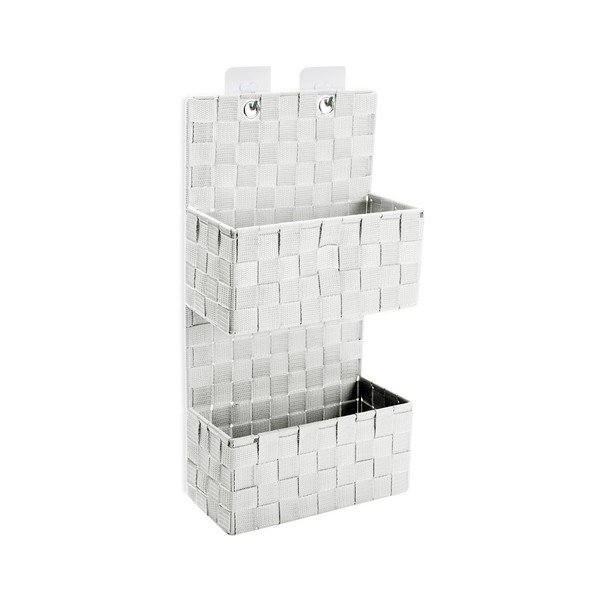 Cestino a parete a due piani White - Versa